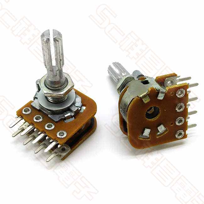 祥昌電子 可變電阻vr A100k 8pin 雙層16mm Pchome商店街 台灣no 1 網路開店平台